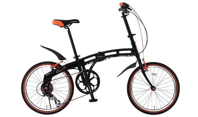 折りたたみ自転車ドッペルギャンガーDOPPELGANGER202-blackmax 20