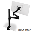 ロングモニターアーム　シングル　BMA-100N-BK　1画面