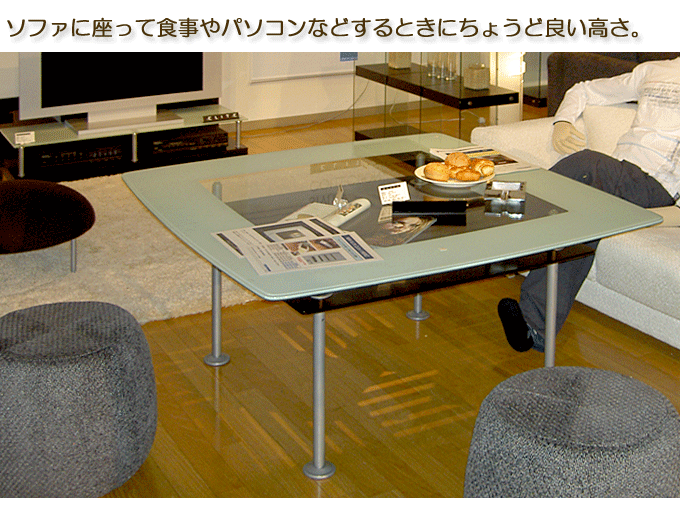 ELITE　DB301　ソファでテーブル