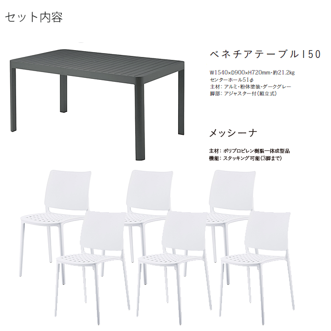 �K�[�f���Z�b�g7�_�@�x�l�`�A�e�[�u��150/���b�V�[�i�z���C�g�~6