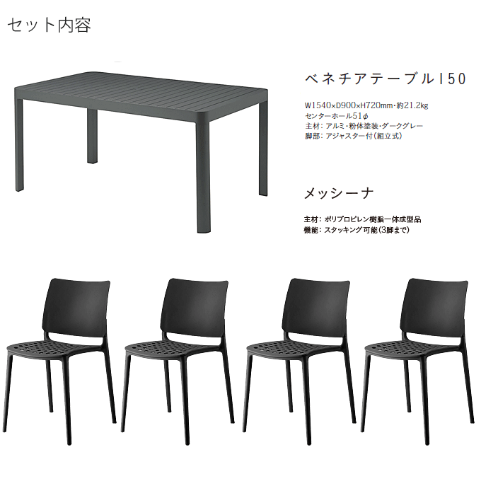 �K�[�f���Z�b�g5�_�@�x�l�`�A�e�[�u��150/���b�V�[�i�u���b�N�~4