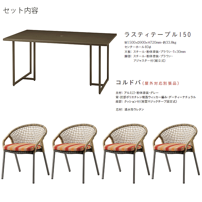 �K�[�f���Z�b�g5�_�@���X�e�B�e�[�u��150/�R���g�o�ʒ��Ή��i