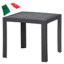プラスチックテーブル ステラ　テーブル 80角 ブラック 11236