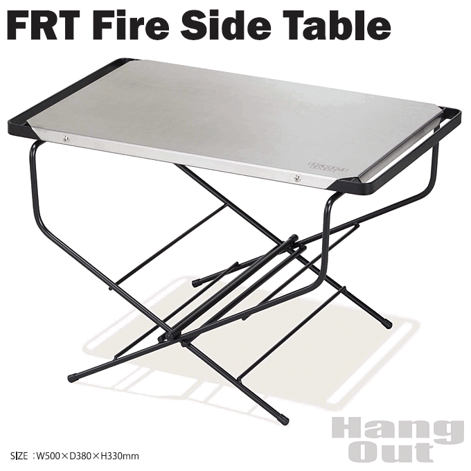 t@C[TChe[u XeXgbv AEghA e[u OsO Fire Side Table Stainless Top FRT-5031ST