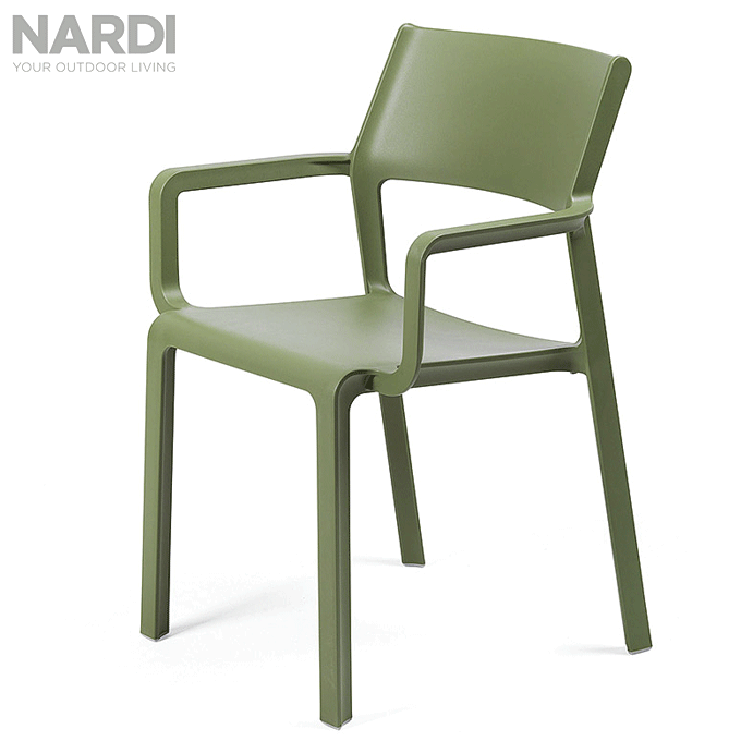 トリルアームチェアグリーンNAR-C07GR