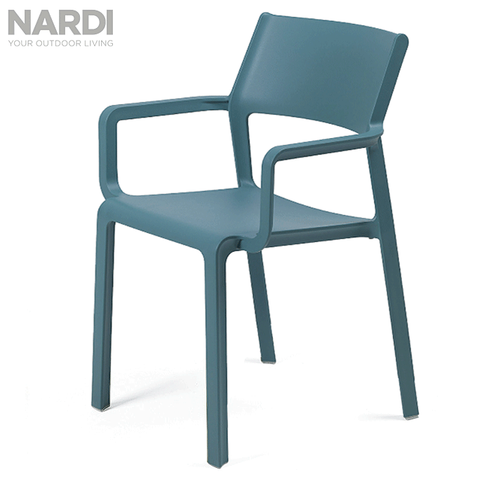 トリルアームチェアティールブルーNAR-C07TB