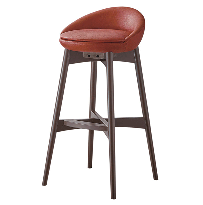 カウンターチェア スモア ブラウン