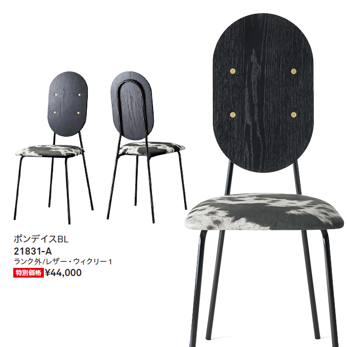 スチール椅子 ポンデ バリエーション