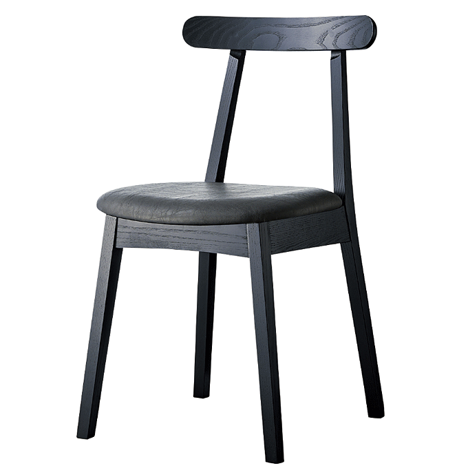 木製椅子 プロマ ブラック