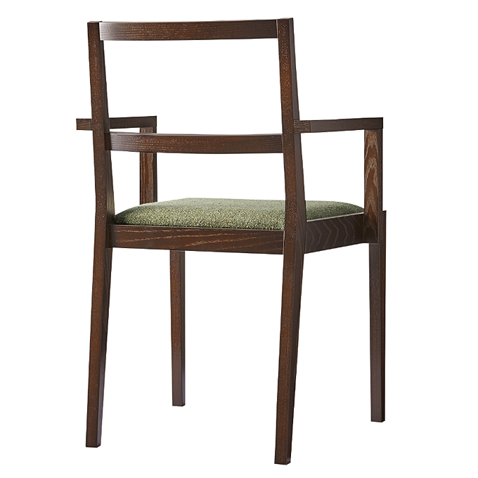 木製椅子 キノ ブラウン