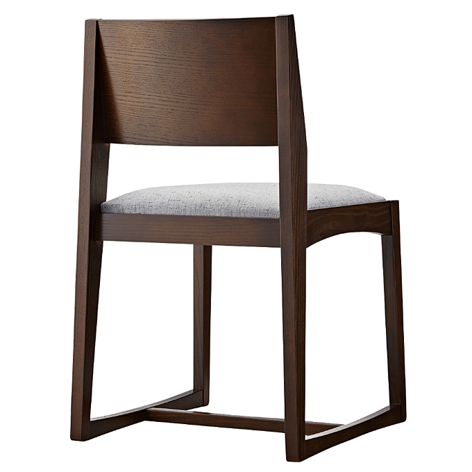 木製椅子 オリガ ブラウン