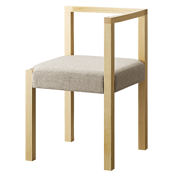 木製椅子 ピラー ナチュラル