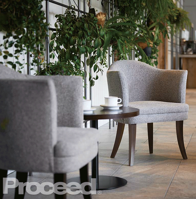 木製椅子 ホテル レストランチェア ブロック プロシード 業務用家具