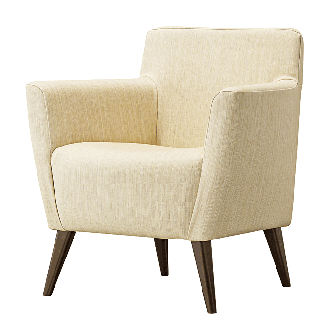 木製椅子 ウエスト ブラウン