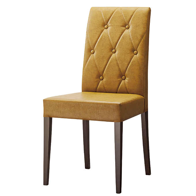 木製椅子 プレージ ブラウン