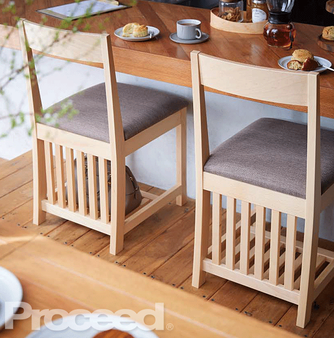 木製椅子 ホテル レストランチェア トレーラ プロシード 業務用家具