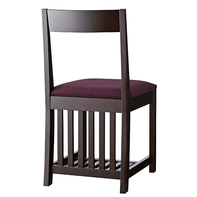 木製椅子 トレーラ ブラウン