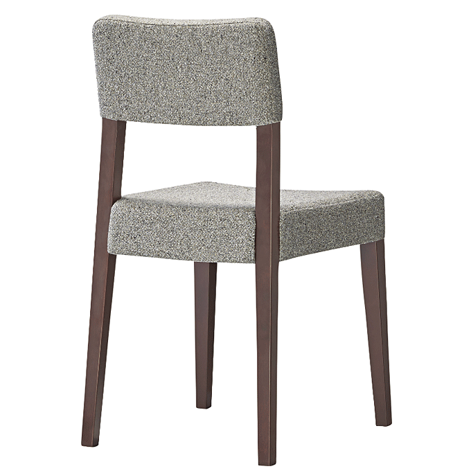 木製椅子 スプーン ブラウン