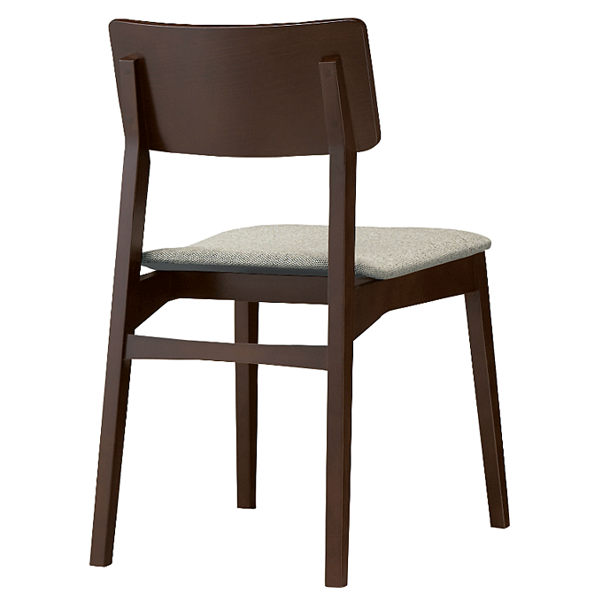 木製椅子 コルト ブラウン