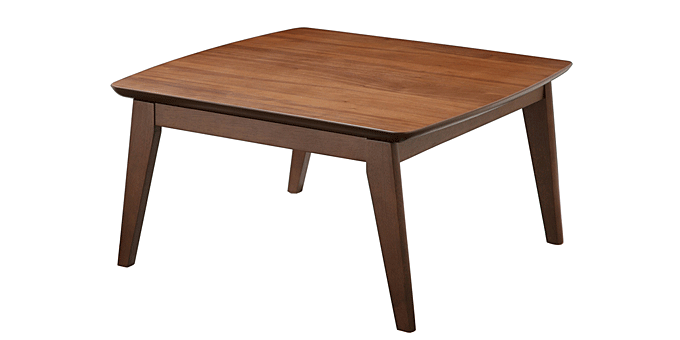 こたつ イーズ 75x75cm ウォールナット