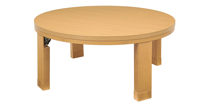 こたつ フラットロンド 90cm ナチュラル