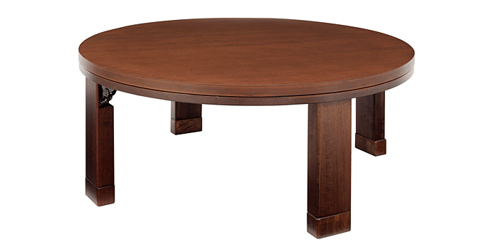 こたつ フラットロンド 90cm ブラウン