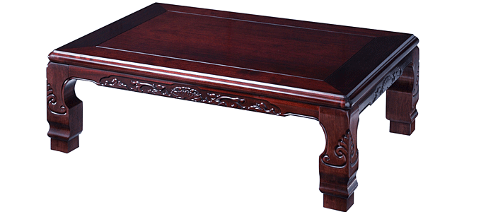 和調継脚こたつ 120x90cm 紫檀調