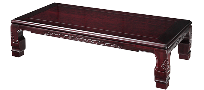 和調継脚こたつ 150x90cm 紫檀調