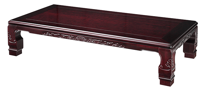 和調継脚こたつ 210x90cm 紫檀調