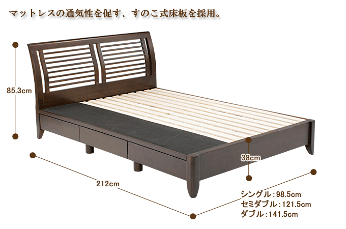 新しいツインスタイルのベッド フィットトレス
