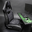 ゲーミング座椅子　LOC-01-BK　ブラック