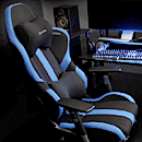 ゲーミング座椅子　プロシリーズ　LOC-950RR-BU　ブルー＆ブラック